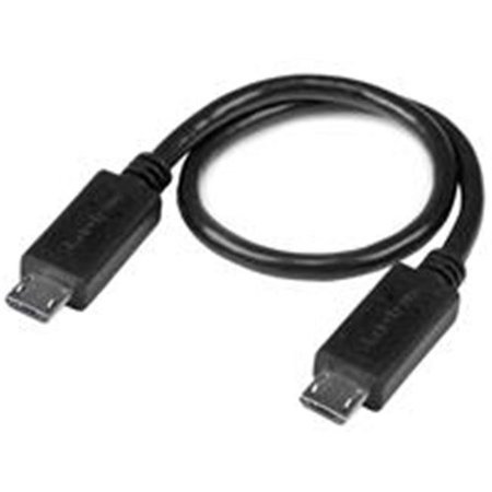 DYNAMICFUNCTION 8 in. USB OTG Cable Micro USB to Micro USB Male to Male DY966934